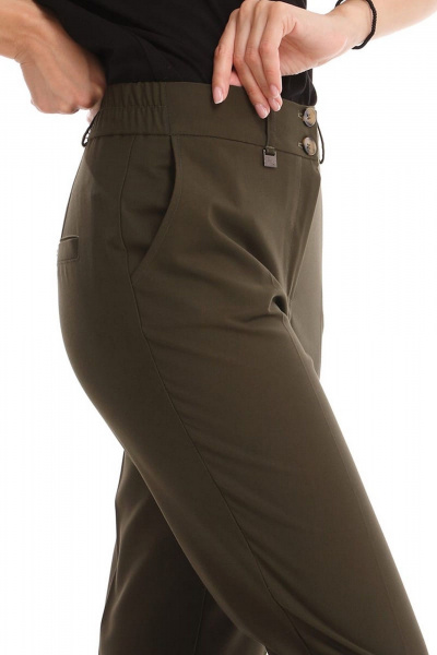Брюки Klever 375 темный_хаки - фото 4