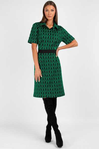 Платье VIZAVI 807 изумруд - фото 9