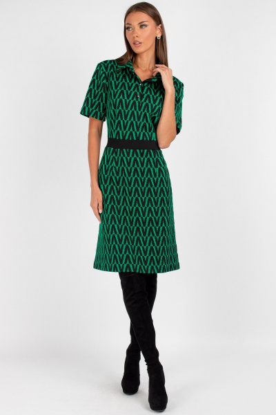 Платье VIZAVI 807 изумруд - фото 8