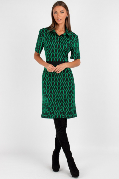 Платье VIZAVI 807 изумруд - фото 5