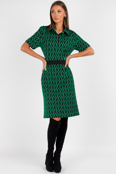 Платье VIZAVI 807 изумруд - фото 3