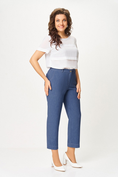 Брюки Swallow 879.1 светло-синий_джинс - фото 2