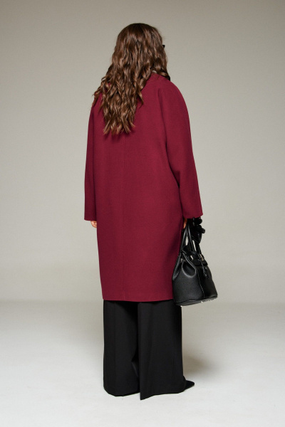 Пальто Beautiful&Free 7015 бордо - фото 10