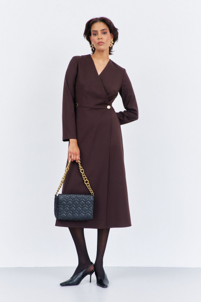 Платье FLAIM 2012.01 шоколад - фото 4