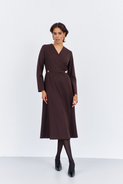 Платье FLAIM 2012.01 шоколад - фото 1