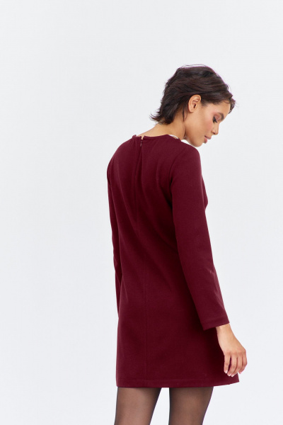 Платье FLAIM 2014.03 бордо-марсала - фото 4