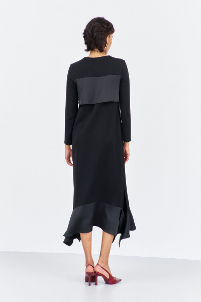 Платье FLAIM 2035 черный - фото 4