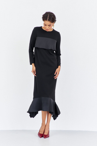 Платье FLAIM 2035 черный - фото 1