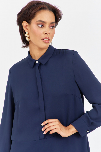 Платье FLAIM 2037 синий - фото 7