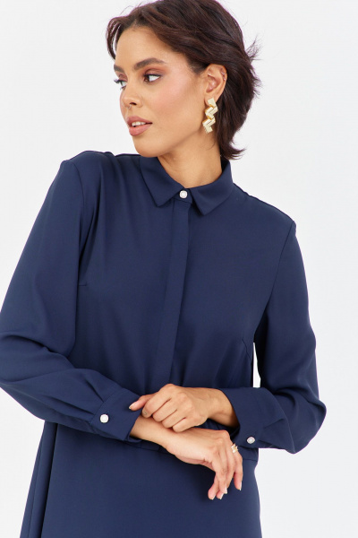 Платье FLAIM 2037 синий - фото 6