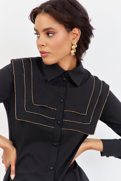 Блуза FLAIM 2048 черный - фото 9