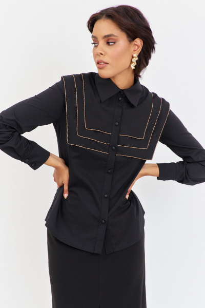 Блуза FLAIM 2048 черный - фото 8