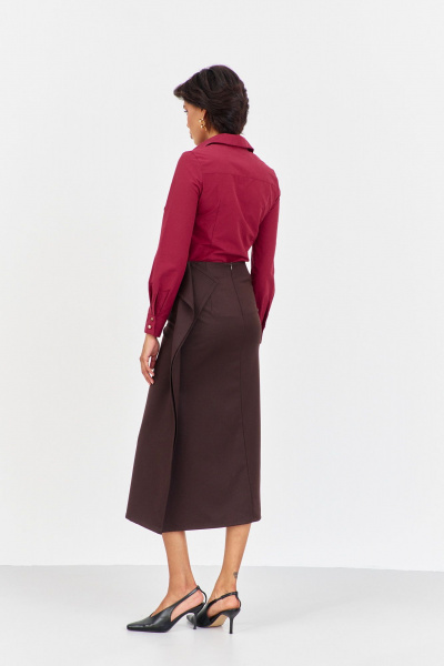 Юбка FLAIM 2052 шоколад - фото 7