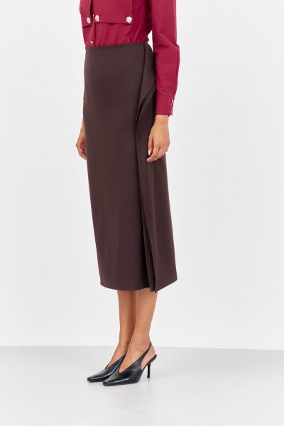 Юбка FLAIM 2052 шоколад - фото 3