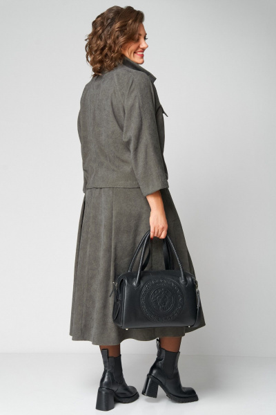 Жакет, юбка Мишель стиль 1330 хаки - фото 9