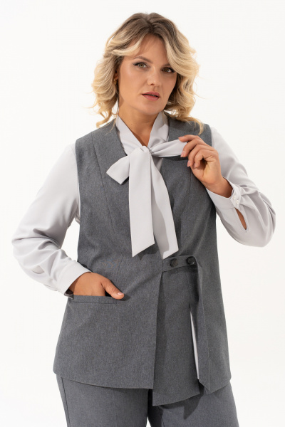 Блуза, брюки, жилет Algranda А4068-a - фото 2