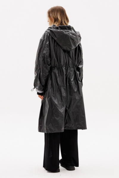 Пальто EOLA 2775 черный/серый - фото 6