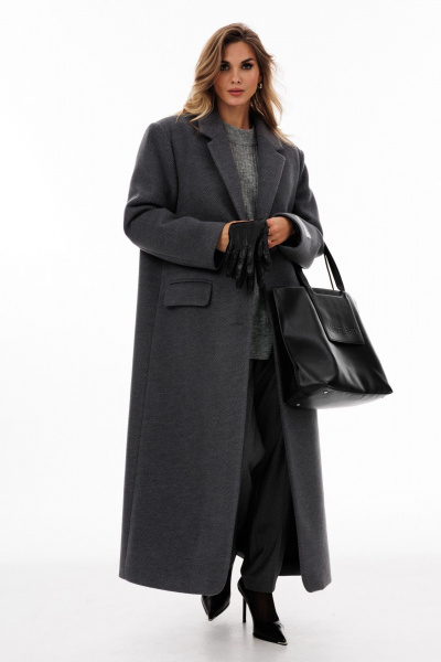 Пальто EOLA 2892 серый - фото 2