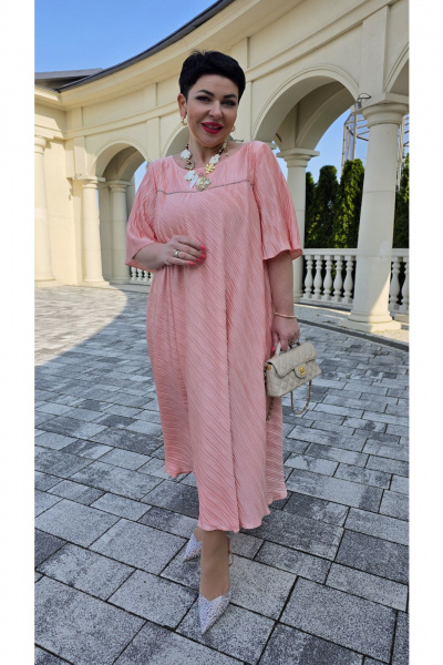 Платье Vittoria Queen 26433/2 персиковый - фото 4