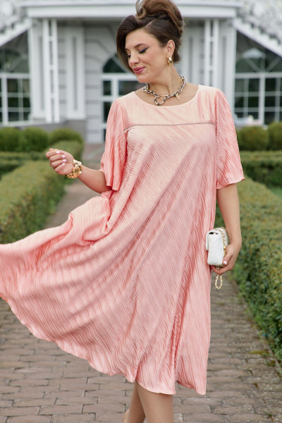 Платье Vittoria Queen 26433/2 персиковый - фото 3