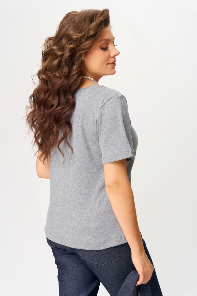 Джемпер Fita 20363 серый - фото 4