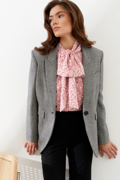 Жакет C. of PAPAYA NEW 1751 клетка - фото 5