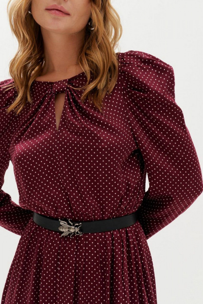 Платье C. of PAPAYA NEW 1728 бордовый - фото 3