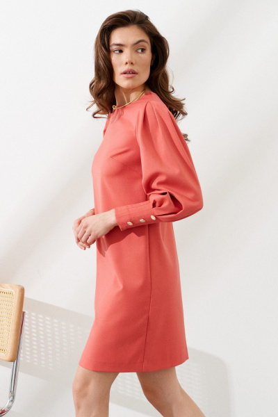 Платье C. of PAPAYA NEW 1753 лосось - фото 7