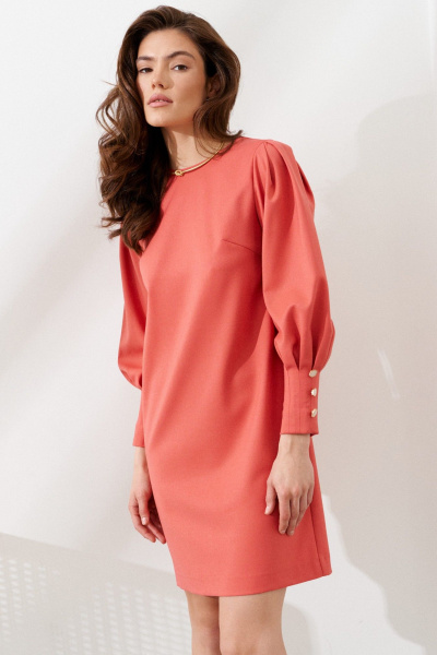 Платье C. of PAPAYA NEW 1753 лосось - фото 6