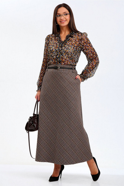 Юбка Таир-Гранд 6012 клетка - фото 9