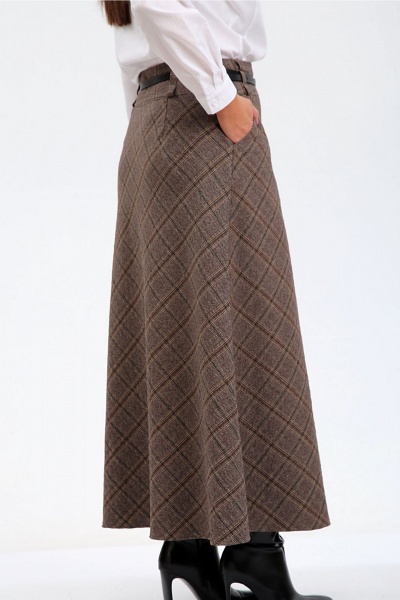 Юбка Таир-Гранд 6012 клетка - фото 6