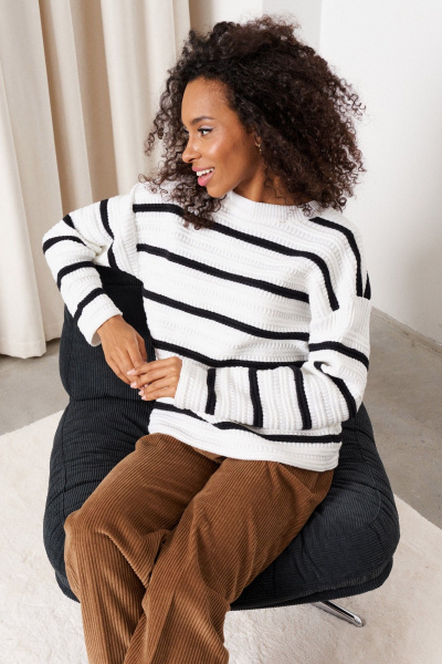 Джемпер C. of PAPAYA NEW 1744 полоска - фото 6