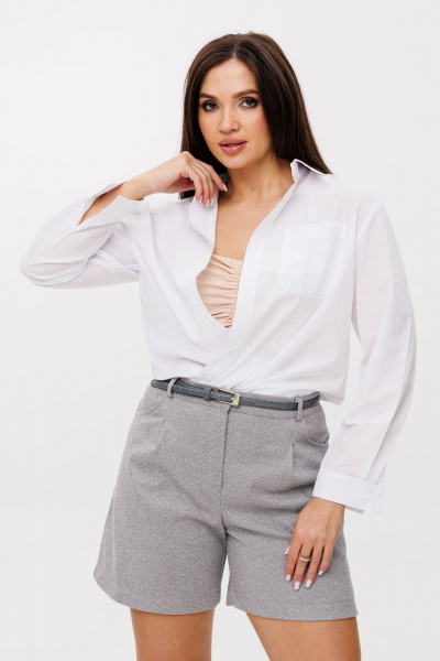 Шорты Anelli 1403 серый_ангел - фото 3