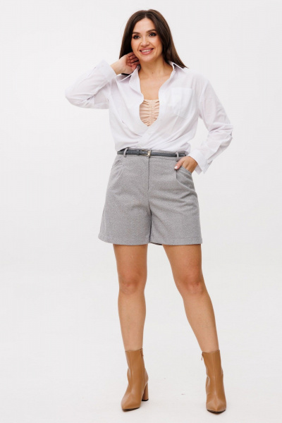 Шорты Anelli 1403 серый_ангел - фото 1
