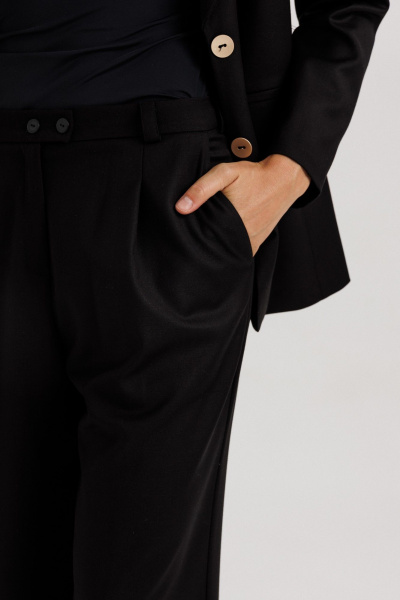 Брюки, жакет Ларс Стиль 1116/5 черный - фото 6