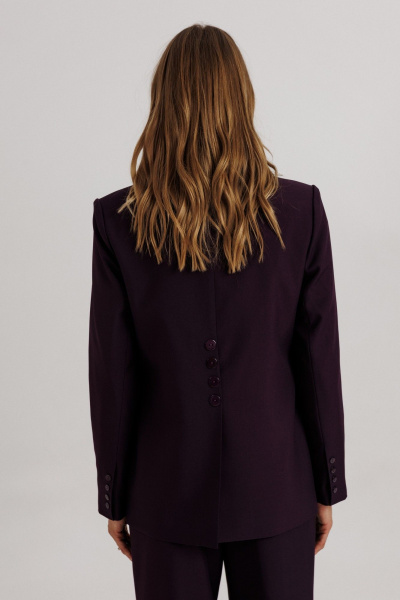 Брюки, жакет Ларс Стиль 1142 темно-фиолетовый - фото 11