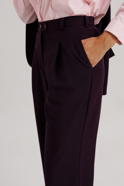 Брюки, жакет Ларс Стиль 1142 темно-фиолетовый - фото 10