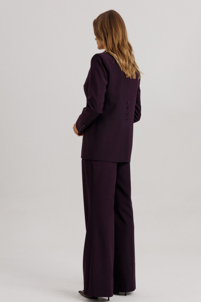Брюки, жакет Ларс Стиль 1142 темно-фиолетовый - фото 9