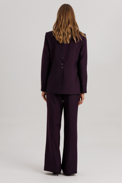 Брюки, жакет Ларс Стиль 1142 темно-фиолетовый - фото 5