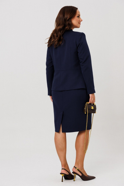 Жакет, платье Mubliz 275 темно-синий - фото 6