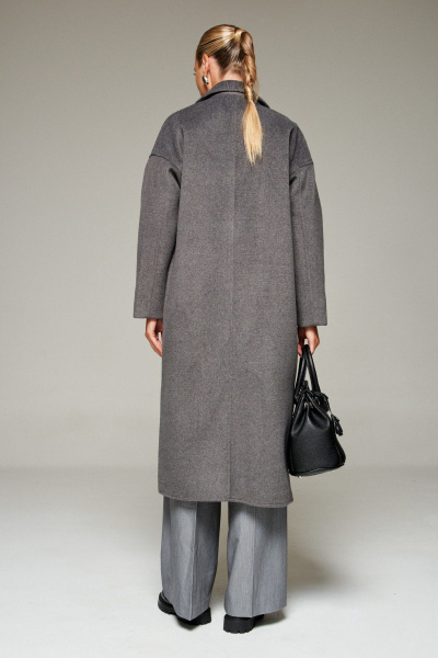 Пальто Beautiful&Free 7016 графит - фото 12