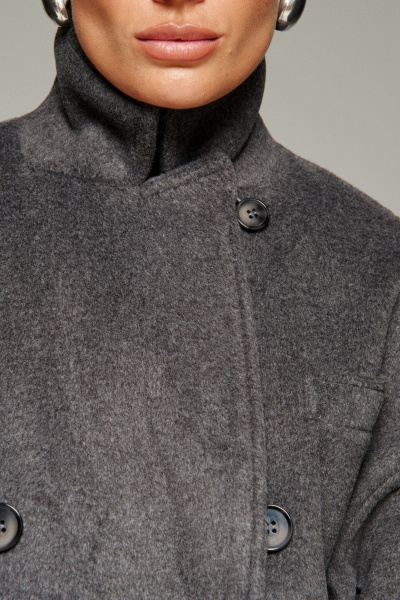 Пальто Beautiful&Free 7016 графит - фото 8