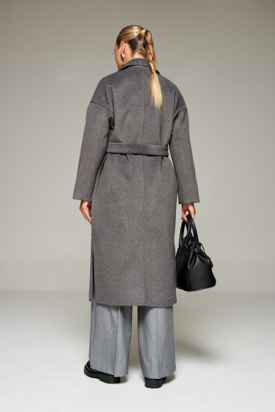 Пальто Beautiful&Free 7016 графит - фото 6