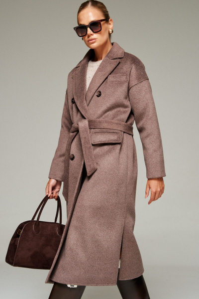 Пальто Beautiful&Free 7016 какао - фото 13