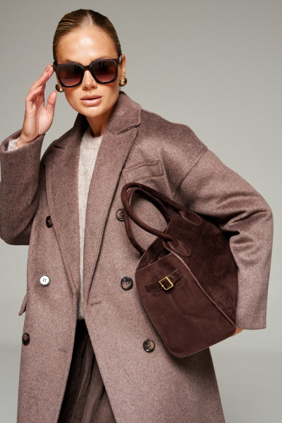 Пальто Beautiful&Free 7016 какао - фото 8