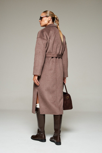 Пальто Beautiful&Free 7016 какао - фото 3