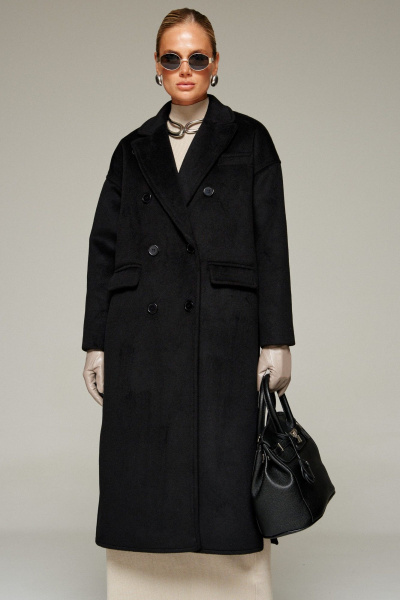 Пальто Beautiful&Free 7016 черный - фото 6