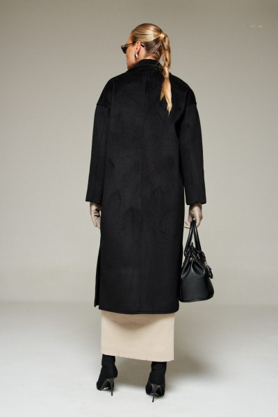 Пальто Beautiful&Free 7016 черный - фото 5