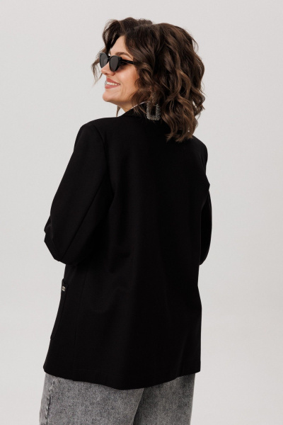 Жакет Anelli 1524.1 черный_тюльпан - фото 10