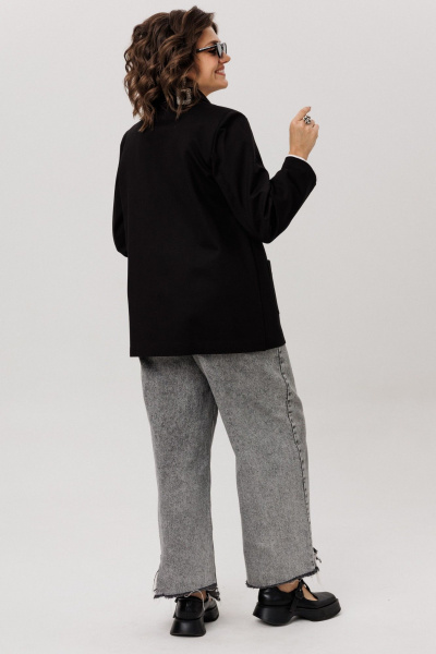 Жакет Anelli 1524.1 черный_тюльпан - фото 9